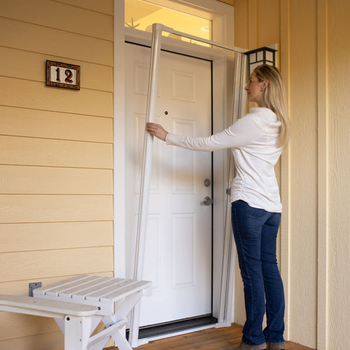 Retractable Screen Doors for Single Door, Standard Width