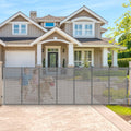 Retractable Baby Gates Extra Wide Driveway Gate Garage Fence